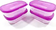 [Tupperware] Freezer Mini Mate 110 ml Plastic Container (Set of 4) with Free Handkerchief