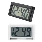 Mini Car Clock LCD Screen Time Date Display Vehicle Electronic Digital Clock