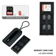 18 Slot Memory Card Case Storage Holder for 6 SD SDHC SDXC+ 12 Micro SD TF Cards