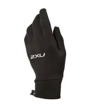 2XU Run Unisex Gloves - Black/Silver - M