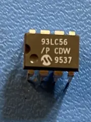 93LC56P IC EEPROM 256x8 PLASTIC 8-PIN DIP (1 PER LOT)