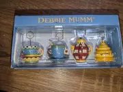 Debbie Mumm Tea Pots And Cups Place Card Holders~In Box