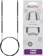 [KNITPRO] J'Adore Cubics Knit Pins - Circular Fixed Knitting Needles - 80cm x 4.00mm
