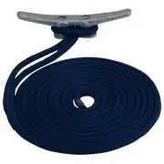 SeaDog 302112025NV-1 DBLE BRAIDED NYL DOCK LINE 1/2"X25 NAVY