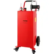 30 Gallon Fuel Caddy Portable Storage Tank 23.5 L/min with 180W Pump