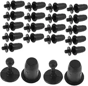 BAZEITFLOW Mesh Clip Speaker Grille Retainers 20 Set Speaker Grille Guides Pegs Grill Attachment Fasteners for Diy Projects