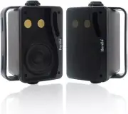 Marine Herdio 3.5" Outdoor Bluetooth Speakers Wall Mount Stereo 3-Way Waterproof