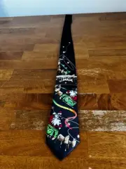 Jerry Garcia Christmas Collection Santa Reindeer Tie New With Tags