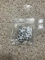 Vintage Tamiya M Chassis Silver Plastic Mini Wheels RC Car HPI RS4 M01 M02 M05