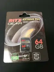 Extreme Performance High Speed UHS-I SDXC 64GB SD Card 90/60 MB/S U3 A1 Class-10