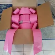 Giant PINK Magnetic Car Bow, 30 Inch DAMAGED TAIL SEE PICS - FREE SHIPPING!