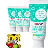 在飛比找遠傳friDay購物優惠-日本進口【SUNSTAR】巧虎兒童牙膏(薄荷)70g*4入