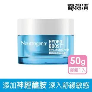 【Neutrogena 露得清】水活保濕凝露/凝霜/晚霜50g任選(保濕抗初老/小澎瓶/凝露)