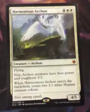 X1 Harmonious Archon Mtg NM Throne Of Eldraine