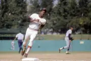 Paul Blair Baltimore Orioles runs around the bases at a Major Lea- 1974 Photo