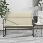 vidaXL Bench Cream 100x64x80 cm Faux Leather HEE