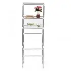 3 Tier Over Toilet Storage Rack Bathroom Shelf For Laundry Washing Machine White