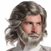 Luke Skywalker Star Wars Last Jedi Wig & Beard Set - Adult