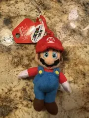 SUPER NINTENDO WORLD MARIO Bros. Plush Doll Keychain Limited Edition NWT