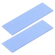 2 Pack Thermal Pad 3.6W/m.K 70x22x1mm for Laptop Computer Radiator, Blue