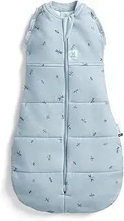 ergoPouch 3.5 TOG Cocoon Swaddle, 6-12 Months – Dragonflies Print – Organic Cotton Swaddle & Sleeping Bag in One – Arms In/Out – Easy-to-Use Two-Way Zipper – Designed for Safety & Comfort