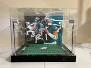 Jalen Hurts Custom Full Size Helmet Display W/ LED Lights - Philadelphia Eagles