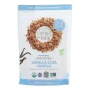 One Degree Organic Foods Sprouted Oat Granola - Vanilla Chia - Case of 6 - 11...