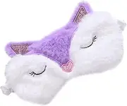 TOBBOMEY 1Pc Plush Eye Shade Blindfold Eye Mask for Travel Soft and Lightweight Sleeping Eye Patch for Blocking Light and Enhancing Sleep Quality for Home Go