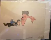 Back to the Future Series Animation Production Cel Universal Studios COA #1