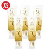 5X Q Russ Q UV Sunscreen SPF 50 PA+++ Sweat Waterproof Conceals Protects [10gX5]