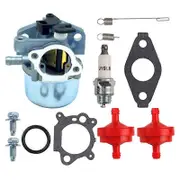 675 190Cc Carburetor Fuel Filter Spring Spark Plug Kit for Briggs & Stratton 6.25HP 6.75HP MRS Push Photo Color