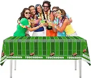 Football Table Runner | 54x108inches Football Decorations Tablecloth,Rectangle Touchdown Tablecover, Football Theme Tablecloth for Games Decoration Zalhin