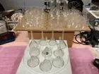 Vintage PYREX Glass Beakers 90 Pieces 100ml-50ml-30ml-10ml-Funnels And Flask’s