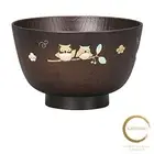 New Yamanaka Paint Range Kyo-Type Heathered Soup Bowl Fukuro M16341-4