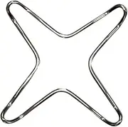 1x Stove Top Gas Cooker Trivet Ring Reducer Metal Plate Coffee Pot Stand for Moka
