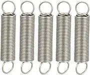 Dual Hook Tension Spring,5Pcs Small Dual Hook Tension Springs 0.5 * 5 * 25mm Extension Tension Spring 0.5 * 5 * 25mm