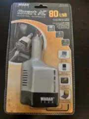 WAGAN TECH SMART AC 80 USB CAR INVERTER ADAPTER LIGHTER CELL PHONE BRAND NEW