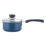 Vinod Zest Non-Stick Aluminium Saucepan With Lid, 16 cm 1.6 Ltr- Free Delivery