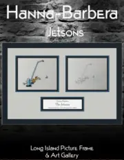 The Jetsons Hand Painted Animation Production Cel Custom Framed C