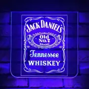 Jack Daniels Tennessee Whiskey RGB LED Acrylic Sign | LED Bar Sign | RGB LED