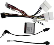 Compatible for Renault CLIO4/ CLIO5/EXPRESS/TRAFIC/DACIADUSTER 2016-2023 Car Radio 16Pin Wiring Harness Adapter with CANBUS Plug Cable
