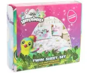 Hatchimals 3 Piece Twin Sheet Set for Kid Teen Bedding Soft Microfiber Polyester