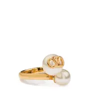 Valentino VLogo Signature Embellished Ring 11,13 golden