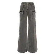 [3.1 Phillip Lim] Denim Cargo Wide Leg Bltd Jean