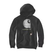 Sweatshirt With Cap Carhartt Rain Defender Black Size 2XL