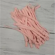 Small Elastic Rope 50/100pcs 5mm Adjustable Mask Elastic Band Cord with Buckle Stretchy Masks Earloop Lanyard Earmuff Rope Foe DIY Making Supplies Elastic Rope for Fitness (Color : Pink, Size : 100p