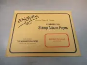 "WHITEACE" HISTORICAL STAMP ALBUM PAGES REPUBLIC OF PALAU BLANK PAGES FREE SHP.
