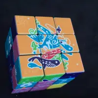 在飛比找蝦皮購物優惠-全國科展 魔術方塊立體百變魔方 幾何翻轉魔方 彩色九宮格玩具