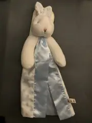 Bunnies by the Bay Carrots LOVEY Baby Boy Girl Blue Bunny Plush Security Blanket