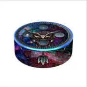 Skin Decal for Amazon Echo Dot (2nd gen) / Dreamcatcher Owl in Color